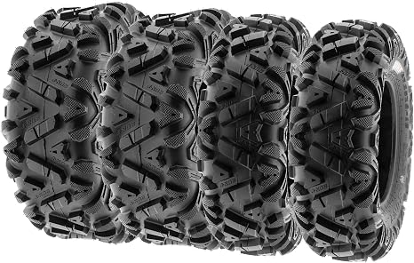 SunF 28x9-12 28x11-12 All Terrain Tires ATV UTV 6 PR POWER I A033 - BUNDLE