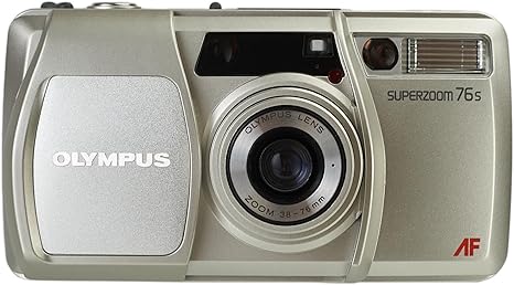 Olympus Infinity 76 35mm Point & Shoot Film Camera | Autofocus Lens, Built-in Flash | Vintage Compact Camera (Renewed)