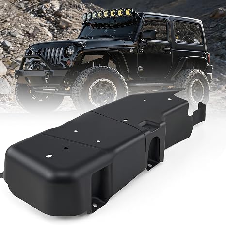 VRC Fuel Tank Skid Plate Compatible with 2007-2018 Jeep Wrangler JK 2-Door