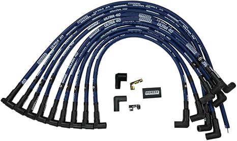 Moroso 73602 Ultra 40 Spark Plug Wire Set SBC 90 HEI