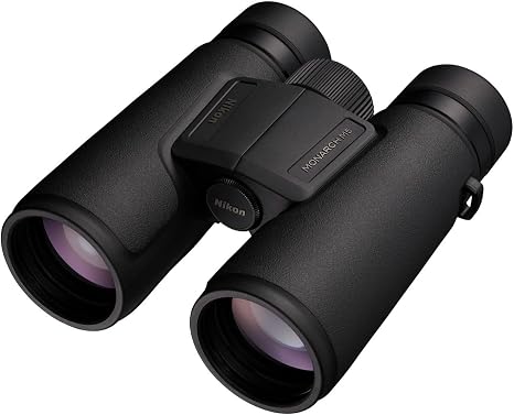 NIKON Monarch M5 Binoculars | Waterproof Fogproof ED Glass Optics with Dielectric Prism Coating | Bright High-Resolution Outdoor Binoculars for Birdwatching, Hiking & Wildlife, 10x42 | Long Eye Relief, waterproof, fogproof, ED Glass, rubber-Armored Binocu