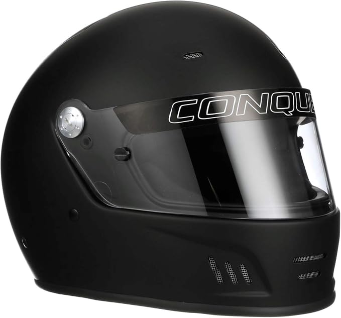Snell SA2025 Approved Full Face Auto Racing Race Car Helmet - Adult | Men | Women | Youth - ( Black / White / Silver )