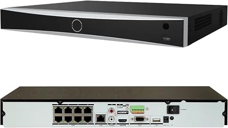 DS-7608NXI-K2/8P 4K 8MP 8 Channel PoE AcuSense NVR No HDD