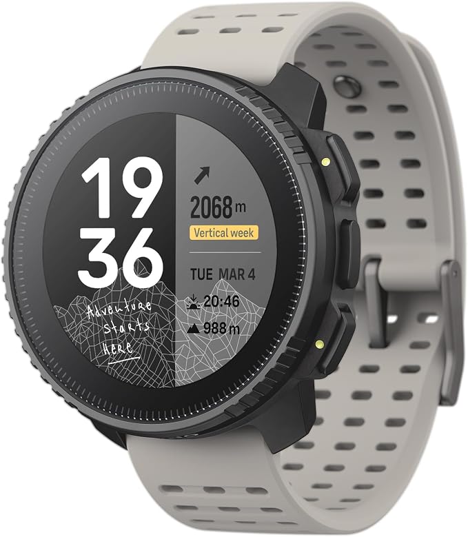 SUUNTO Vertical GPS Sports Watch, 1.4" Touchscreen 95+ Sports Modes, Sand | Offline Maps, 30-day Battery Life, Dual-Band GNSS, Outdoor Training&Expedition, SUUNTO App, Adventure Watch