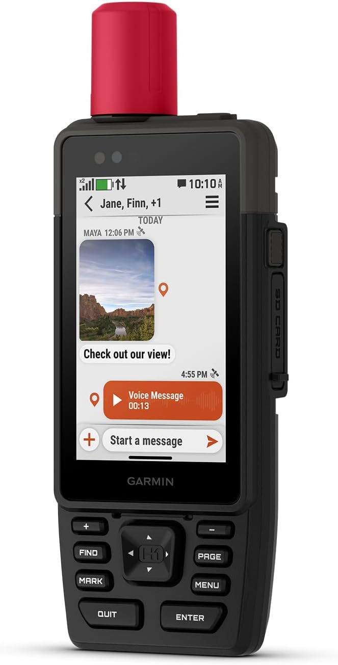 Garmin GPSMAP® H1i Plus, GPS Handheld Navigator, inReach® Plus Technology | inReach® Plus Satellite Technology, SOS Alerts, Advanced Navigation, Preloaded Maps, Touchscreen & Buttons, Long Battery Life