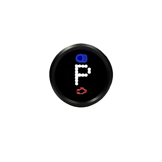 GI001 LED Digital Gear Shift Indicator, Universal for Automatic & Manual Transmissions, Black Bezel, Easy Installation