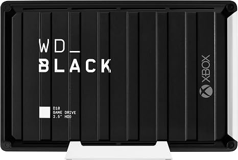 WD_BLACK 12TB D10 Game Drive for Xbox - Desktop External Hard Drive HDD (7200 RPM) with 1-Month Xbox Game Pass - WDBA5E0120HBK-NESN