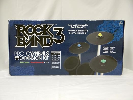 Rock Band 3 PRO-Cymbals Expansion Kit (Renewed)