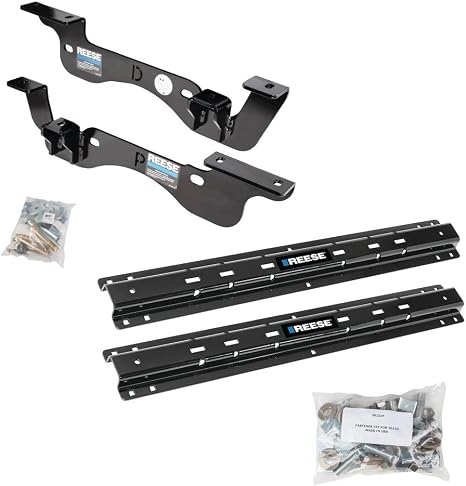 Reese 56017-53 Fifth Wheel Hitch Mounting System Custom Install Kit, Outboard, Compatible with Select Ford F-250 Super Duty, F-350 Super Duty, F-450 Super Duty