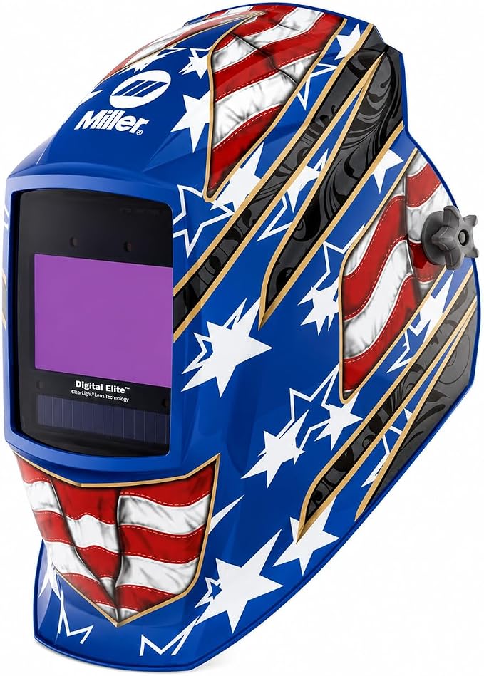 Miller Digital Elite™ Welding Helmet, ClearLight™ 4x, Stars & Stripes III