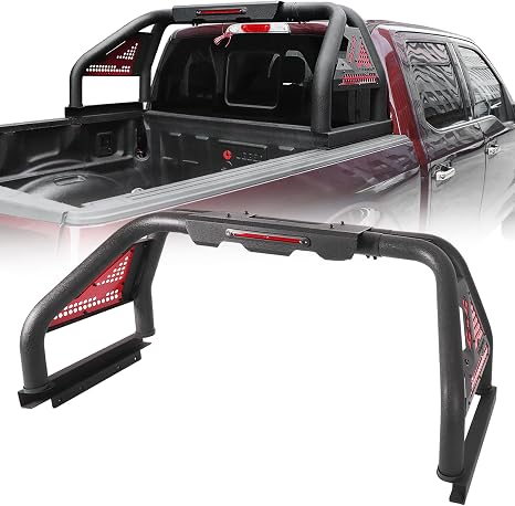 Roll Bar for Full Size Pickup Truck, Adjustable Sport Chase Rack Roll Bar Compatible with Ford F-150, Ram 1500, Chevy Silverado & GMC Sierra 1500, ToyotaTundra, Nissan Titan
