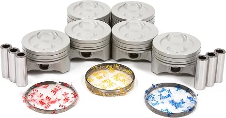 Evergreen PA10306.STD Compatible With 92-04 Chevrolet C1500 S10 Jimmy Safari Isuzu GMC 4.3L 262CID OHV Engine Piston Set (Standard Size)