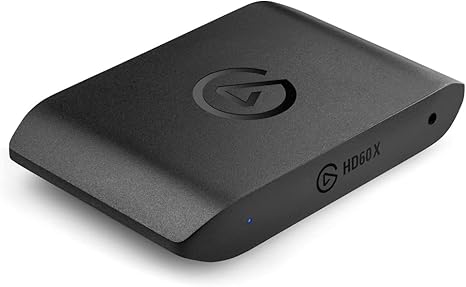 Elgato HD60 X Capture Card for PS5, Xbox Series X/S, Switch 2 | 1080p60 HDR10 or 4K30 capture, Ultra-low latency, Driverless plug and play, Works with OBS and more, PC/Mac compatible