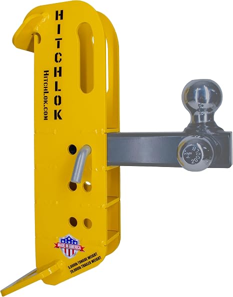 HitchLok Skid Hitch Attachment for Skidsteer, Tractor 5,000/20,000lb Capacity. Made in the USA