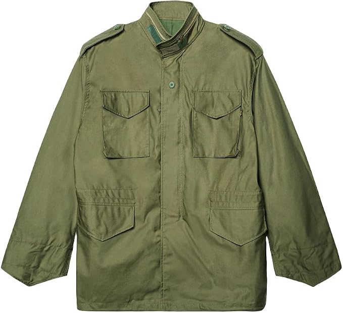 Alpha Industries M-65 Field Jacket - Classic Oversized Military Field Coat