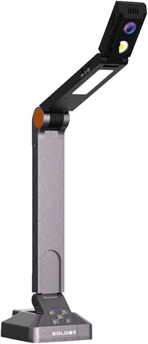 Solo 8 Plus 13MP Document Camera with Built-in Mic for Mac & PC, 4K Video
