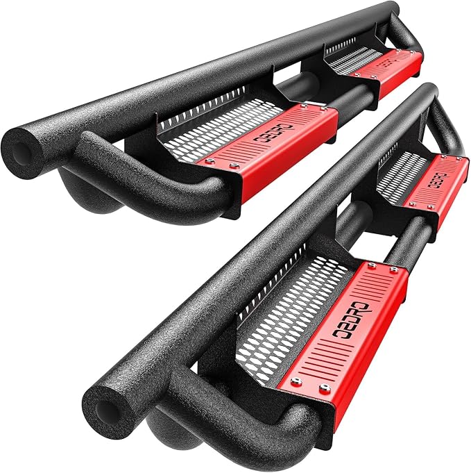 Running Boards Crew Cab Compatible with 2019-2026 Silverado/Sierra 1500