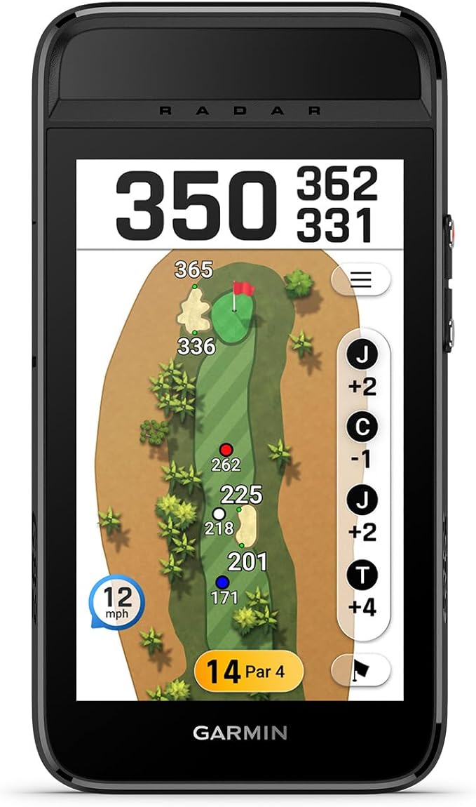 Garmin Approach® G82, Portable Golf Launch Monitor & Premium GPS Handheld | Large 5" High-Resolution Touchscreen Display, Integrated Launch Monitor, Putting Metrics, 43,000+ Preloaded Courses