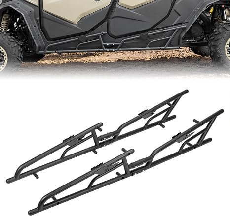 KEMIMOTO Nerf Bars Rock Sliders Side Bumpers Compatible with 2023-2026 CFMOTO ZForce 950 Sport-4 G2,Easy-to-Install, Electrophoretic Coating with Step Function Replace#5BYV-801100-6000