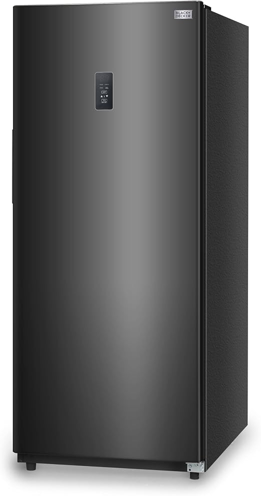 BLACK+DECKER 17 Cu. Ft. Convertible Freezer Refrigerator, BUC1700XB, Black