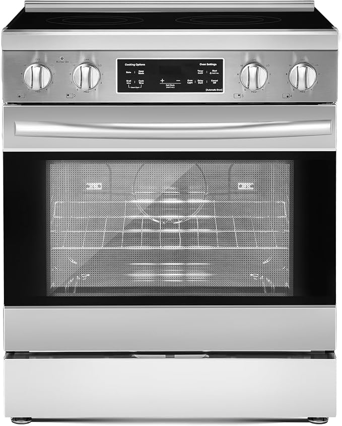 VEVOR 30in Electric Range Oven, 2.7/4.8/6 Cu. Ft. Compact Freestanding Oven