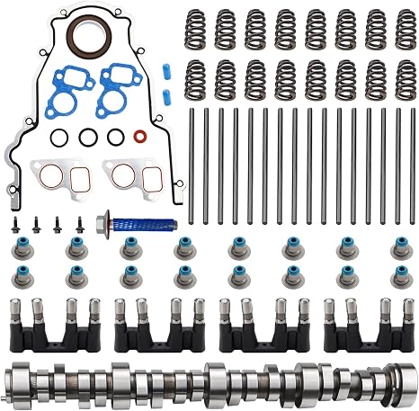 Sloppy Mechanics Stage 2 Camshaft Lifters Install Kit for GM CHEVY 1997-2007 SS2 LS1 4.8 5.3 5.7 6.0 6.2 LS Cam LQ4 LM7 Repalce E1840P HL2148S PR-15740S