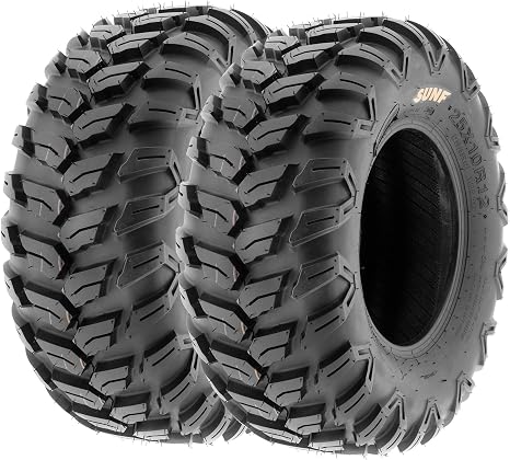 SunF A043 XC Sport-Performance ATV/UTV Off-Road RADIAL Tires - 27x11R12, 6PR (Pair of 2)
