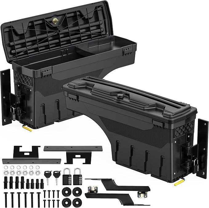 OEDRO Bed Storage Tool Box Fit 2015-2026 Ford F150 Driver & Passenger Side