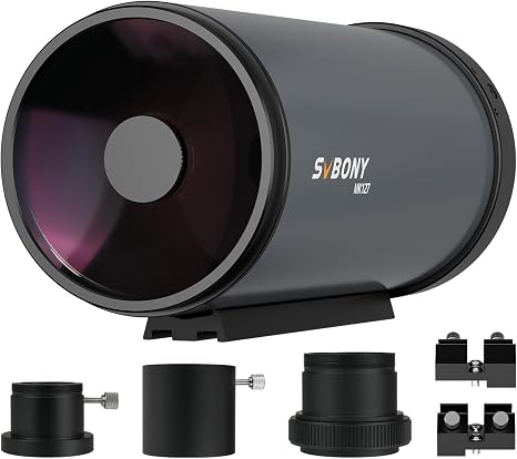 SVBONY MK127 Telescope for Adults, 127mm Aperture f/11.8 Mak Telescope OTA | with 0.65x Flat-Field Reducer, Dual-Speed Focuser, Catadioptric Telescope, for Planetary Visual, Nebula Astrophotography
