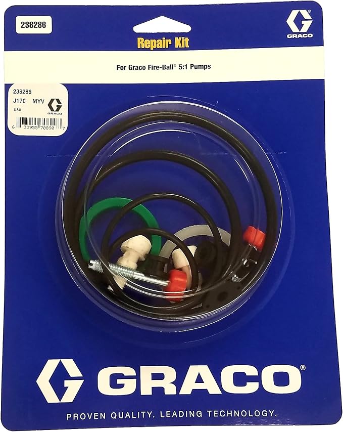 GRACO 238286 - Repair Kit, 5:1 Fire-Ball Pumps