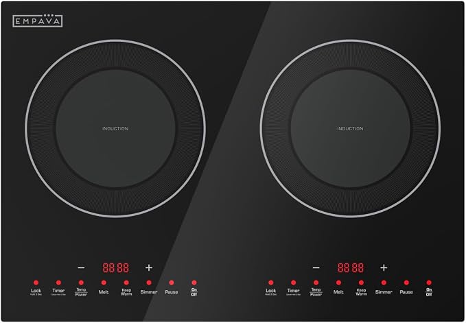 Empava Flex Induction Cooktop 2 Burner, Horz. Countertop/Drop-in, Plug in