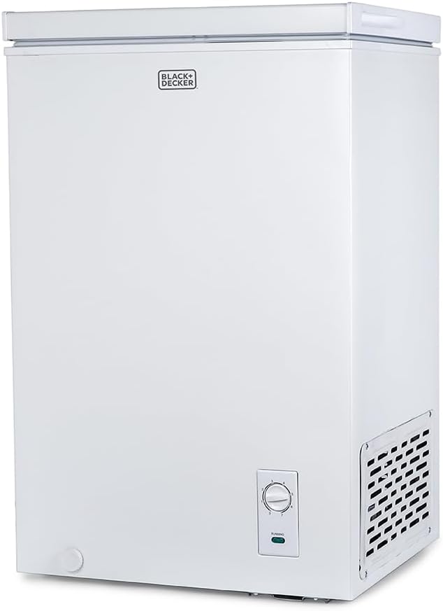 BLACK+DECKER 2.0 Cu. Ft. Compact Chest Freezer, BCFK206, White