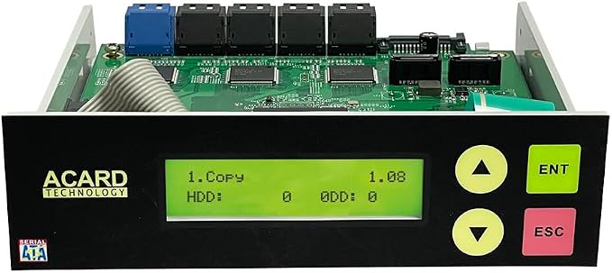 ACARD 1 to 11 Controller for Blu-ray BD / DVD / CD Disc Copy Duplicator + SATA Cables