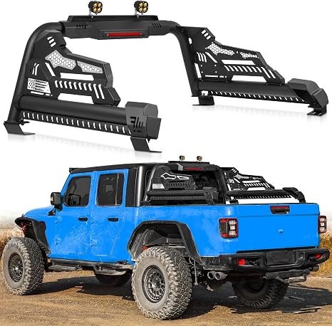 MONOKING Sport Roll Bar for Full Size Truck with Brake Light