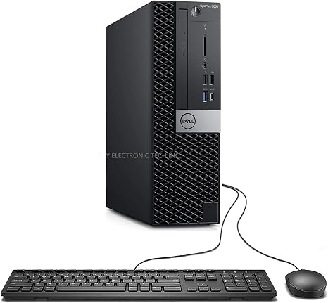 Dell OptiPlex 5060 SFF Bussines Desktop Computers, Intel 6-Core i5-8500 3.0 GHz Turbo 4.10GHz, 16GB DDR4 Ram, 512GB SSD, Keyboard & Mouse, WiFi, 4K Support, Win 11 Pro, Black (Renewed)