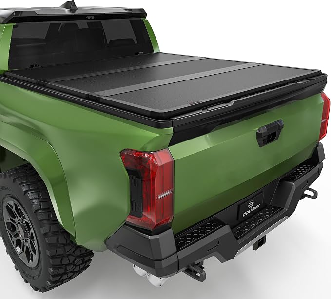 YITAMOTOR FRP Hard Tri-Fold Tonneau Cover for 2024-2026 Toyota Tacoma 5ft