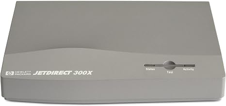 HP JetDirect 300X 10/100 Enet RJ45 Print Server J3263G#ABA