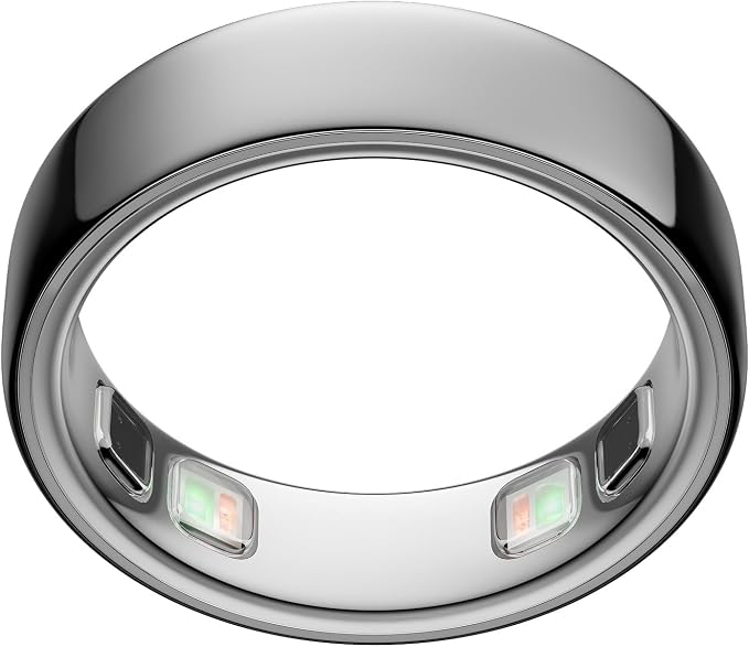 Oura Ring 5 Smart Ring - Silver - Size 8 - Fitness & Sleep Tracker