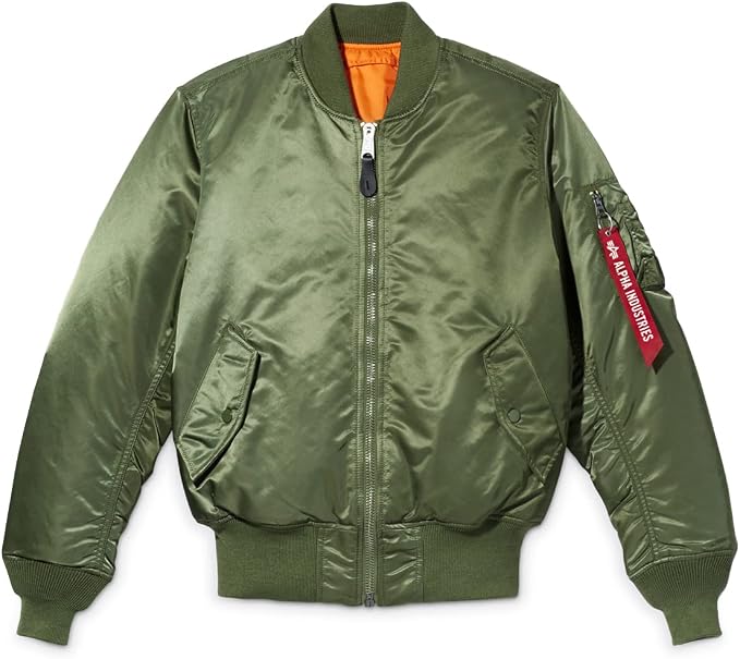 Alpha Industries MA-1 Bomber Flight Jacket - Fighter Pilot Flight Jacket