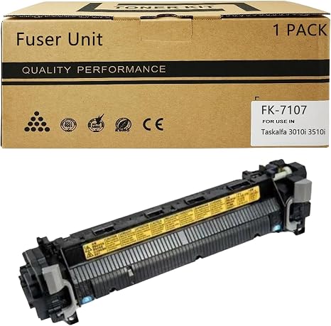 FK-7107 FK7107 Fuser Unit Compatible for Kyocera FK-7107 Fuser for Taskalfa 3010i 3510i Printer High Yield 600000 Pages 1 Pack Black