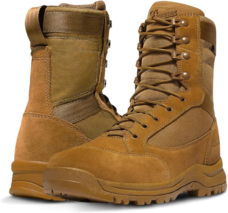 Danner Tanicus Waterproof Military Boots for Men Made with Rough-Out Leather and 1000D Nylon, with Slip-Resistant Outsole, AR 670-1 Certified