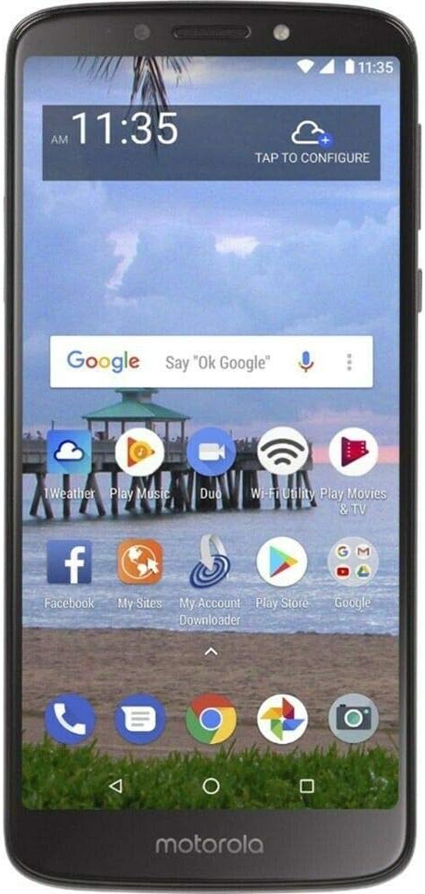 Moto E5 (2018) 16GB, 2GB 5.7" Display, 4000 mAh All Day Battery, FM Radio - (GSM+AT&T+Tmobile + Verizon) Factory Unlocked 4G LTE Smartphone - XT1920DL (US Warranty) (Gray)