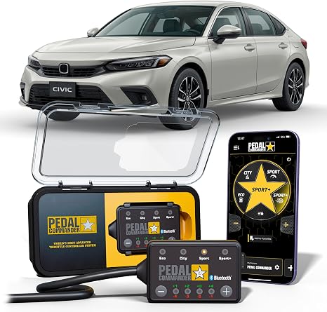 PEDAL COMMANDER for Honda Civic 2016-2026 Throttle Response Controller (Not for Honda Accords) - 10th/11th Gen, 4cyl Only, 36 Driving Settings & App Control, Throttle Controller, Civic Accessories