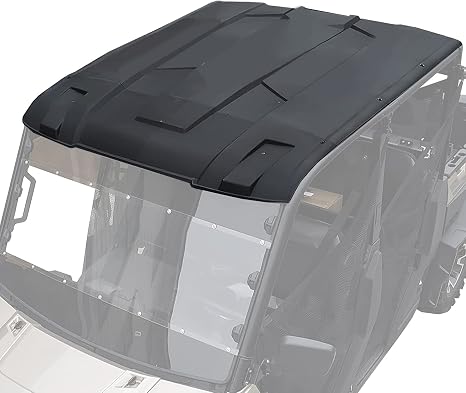 A & UTV PRO Roof Top for Polaris Ranger Crew XP 1000 900 2015-2024 2025, Ranger Crew 900, 4-Piece Combination Poly Crew Sport Hard Roof Accessories, Replace OEM # 2889223, 4 Seater