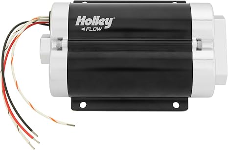 Holley 12-1200-2 130 GPH Dominator In-Line Billet Fuel Pump (Dual Inlet)