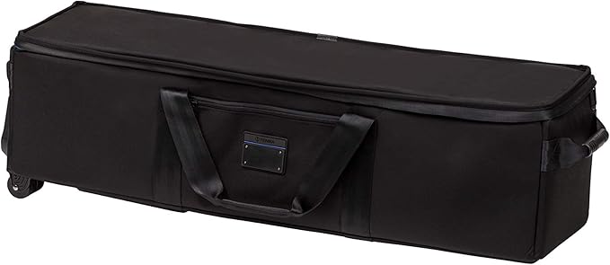 Tenba Transport Rolling Tripod/Grip Case 38-inches – Black (634-518) | 38-inch rolling case with ABS walls and ballistic nylon for tripods, stands and grips