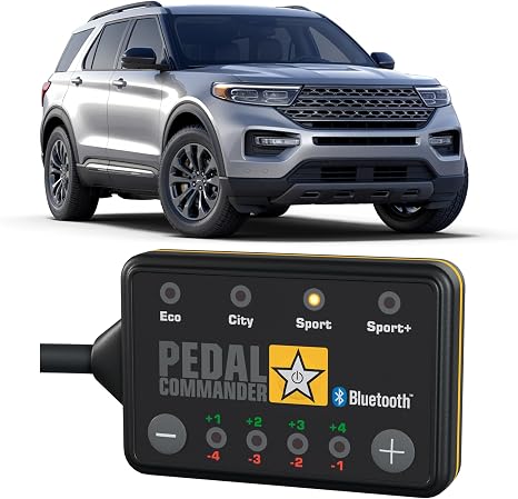 PEDAL COMMANDER for Ford Explorer 2011-2026 Throttle Response Controller - Plug-and-Play, 4 Driving Modes & App Control, Throttle Controller Performance Upgrade, Ford Explorer Accessories