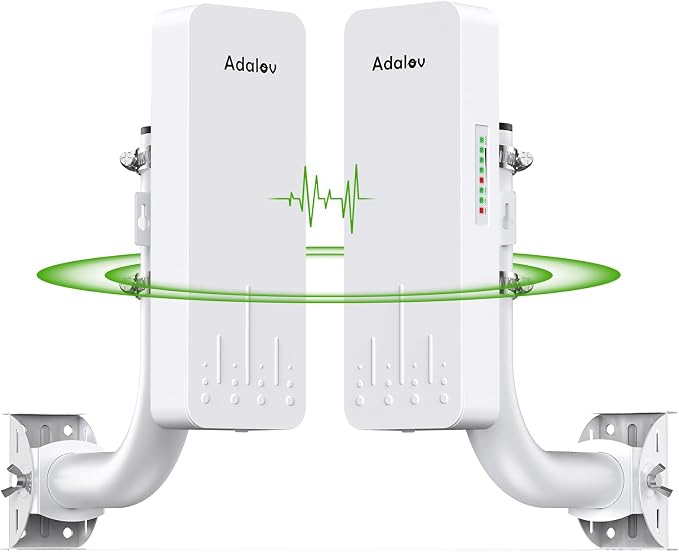 AdaLov CPE660 3KM Outdoor Wireless Bridge 5.8GHz Point to Point WiFi CPE
