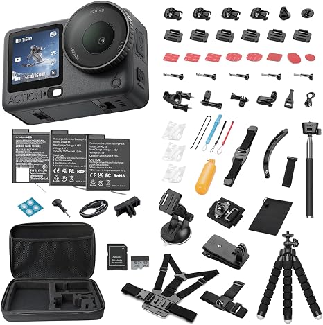 DJI Osmo Action 6 8K Waterproof Action Camera Bundle