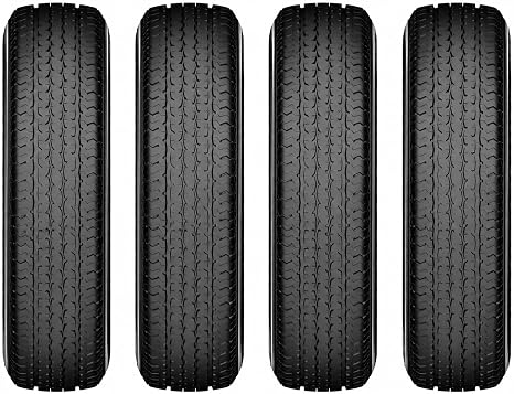 HORSESHOE LIPIZZAN 4 New ST225/75R15 12PR ST-KING II Steel Belted Radial LRF Super Heavy Duty Premium Trailer Tires w/Featured Rim-Guard-Wall 120/115M 81mph BSW 225 7515 A/T A/S (4, ST 225/75R15 12PR)